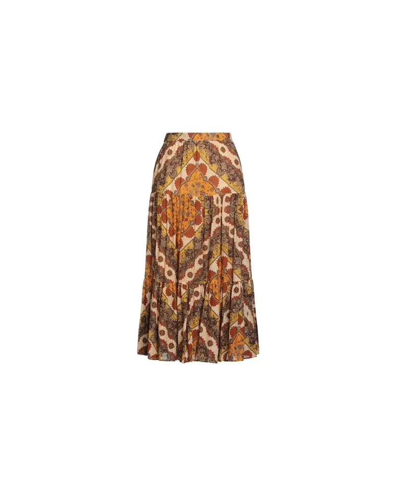 Luisa Spagnoli HOSEN & RÖCKE - Maxi-Röckeauf YOOX.COM Lederfarben