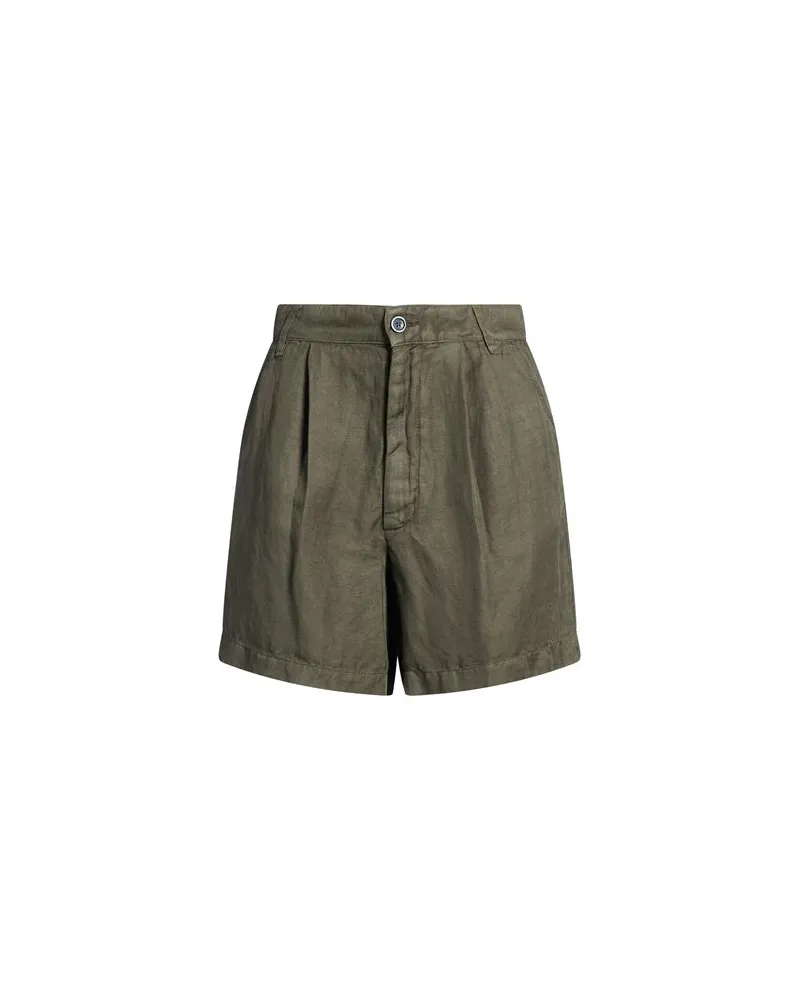 120% Lino HOSEN & RÖCKE - Shorts & Bermudashortsauf YOOX.COM Militärgrün