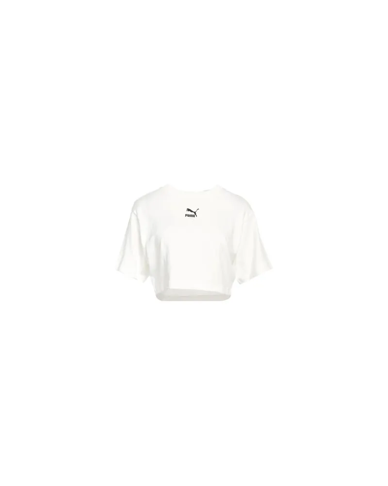 Puma TOPS - T-shirtsauf YOOX.COM Weiß