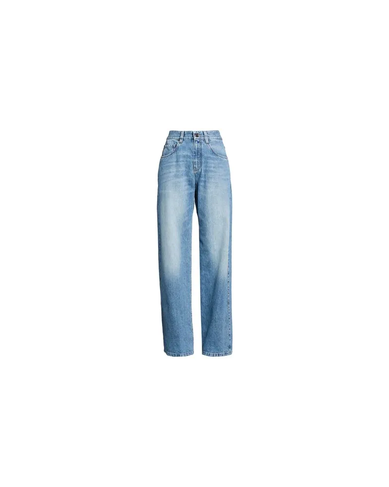 Brunello Cucinelli HOSEN & RÖCKE - Jeanshosenauf YOOX.COM Blau
