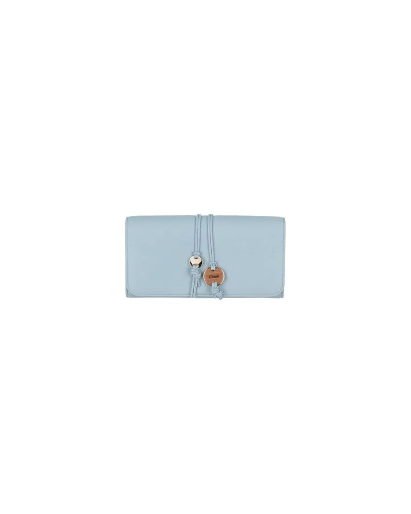 Chloé Kleinlederwaren - Brieftaschenauf YOOX.COM Himmelblau