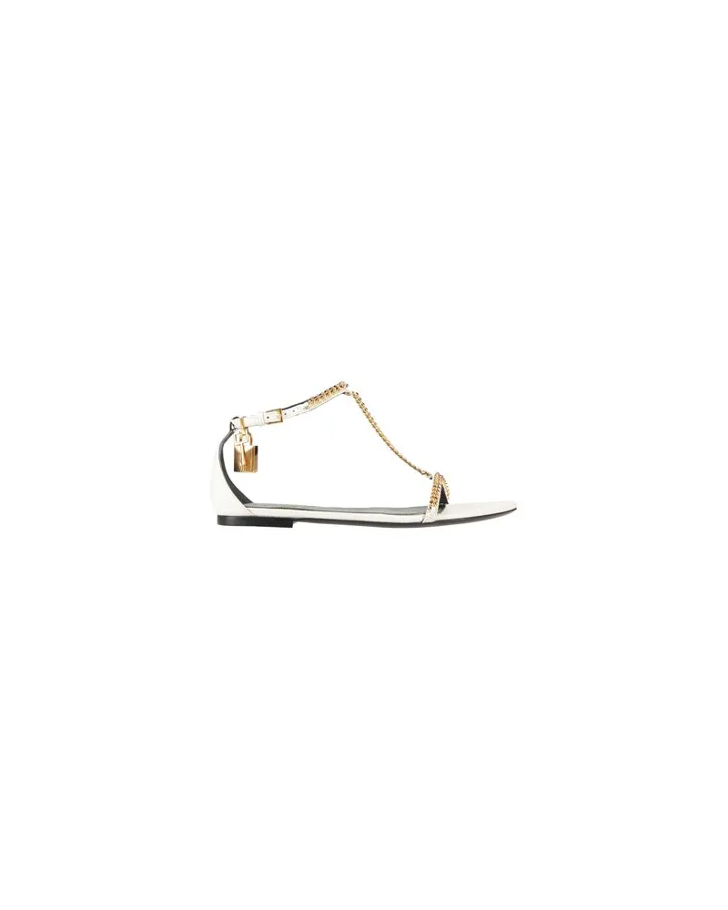 Tom Ford SCHUHE - Sandalenauf YOOX.COM Elfenbein