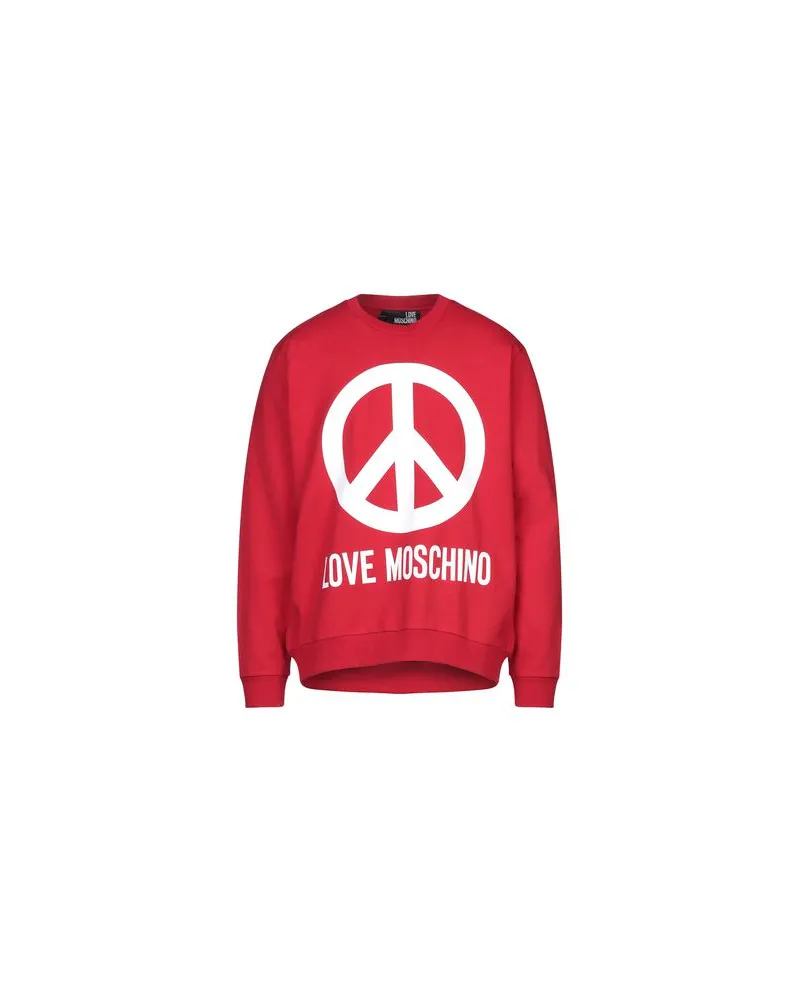 Moschino TOPS - Sweatshirtsauf YOOX.COM Rot