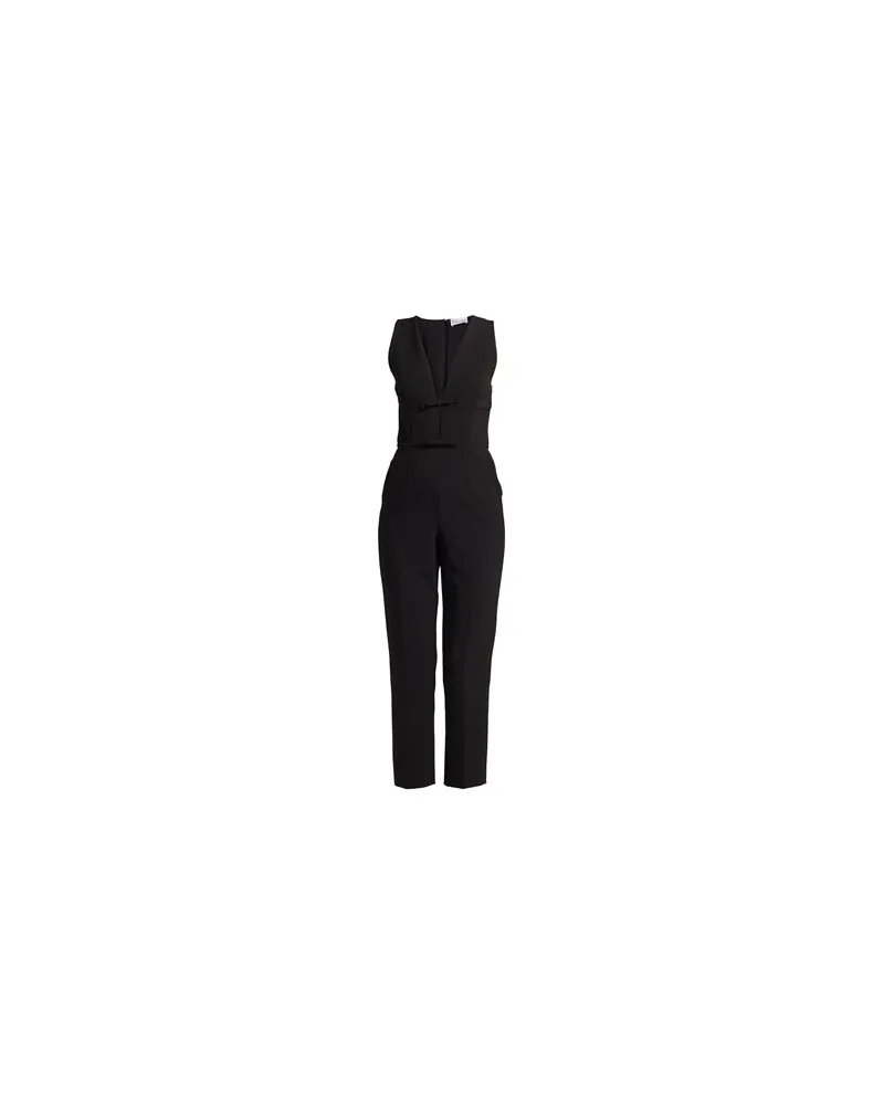 RED Valentino OVERALLS - Jumpsuitsauf YOOX.COM Schwarz
