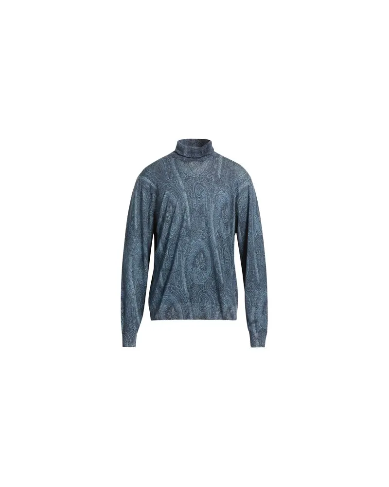 Etro STRICKWAREN - Rollkragenpulloverauf YOOX.COM Taubenblau