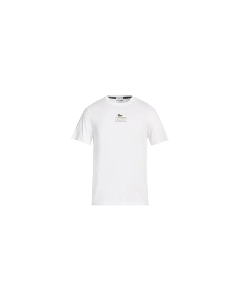 Lacoste TOPS - T-shirtsauf YOOX.COM Weiß