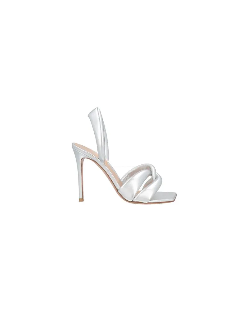 Gianvito Rossi SCHUHE - Sandalenauf YOOX.COM Silber