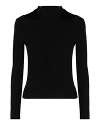 Maje Rollkragenpullover Schwarz