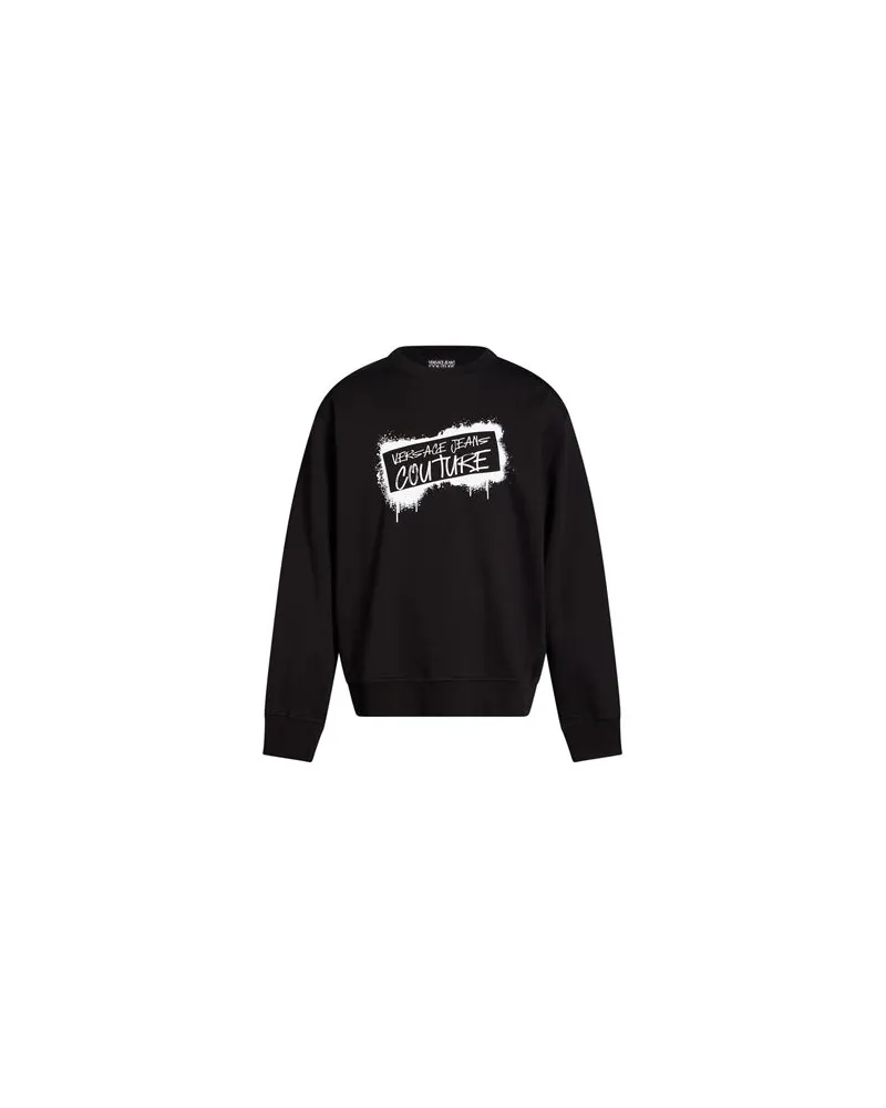 Versace Jeans TOPS - Sweatshirtsauf YOOX.COM Schwarz