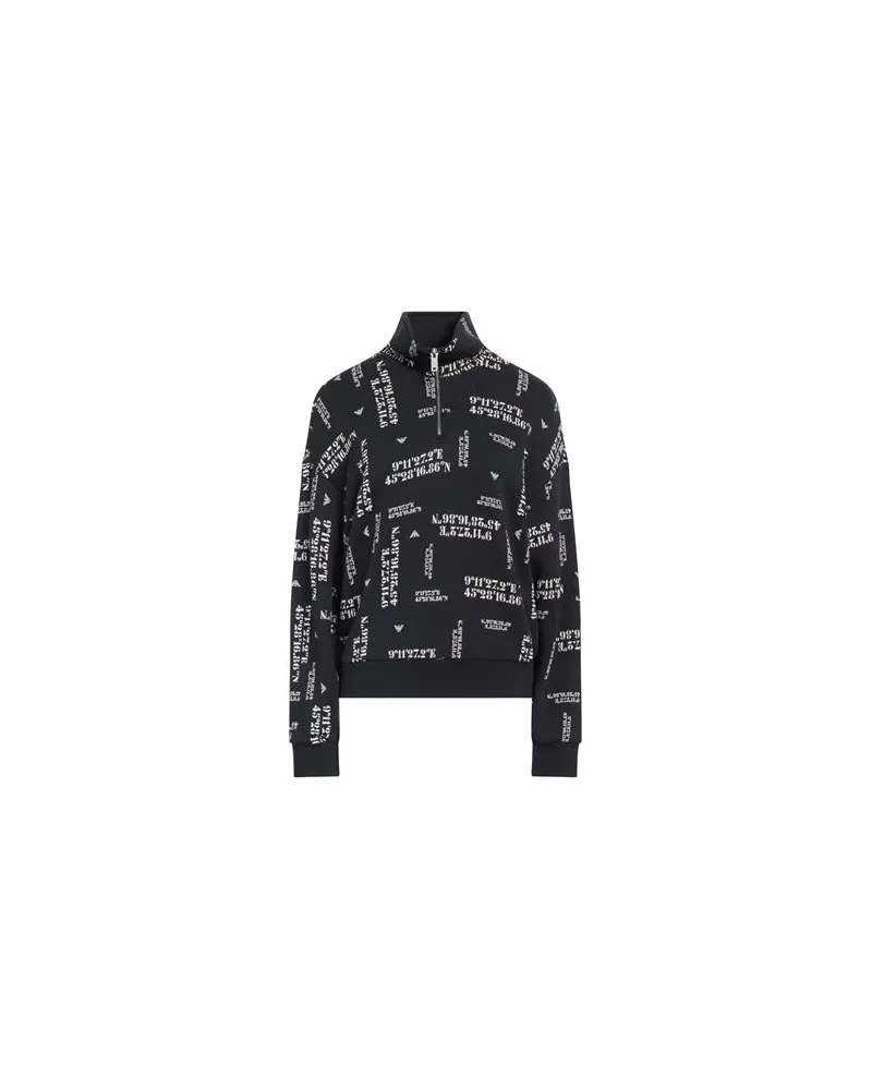 Emporio Armani TOPS - Sweatshirtsauf YOOX.COM Blau