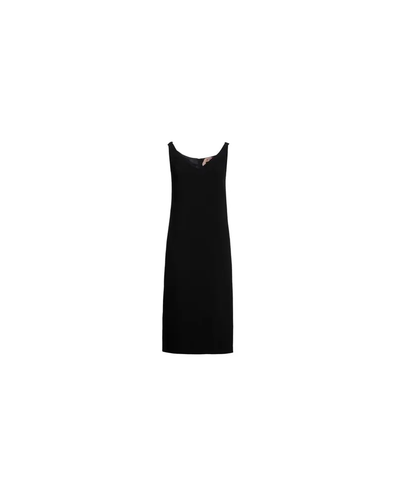 N° 21 KLEIDER - Midi-Kleiderauf YOOX.COM Schwarz