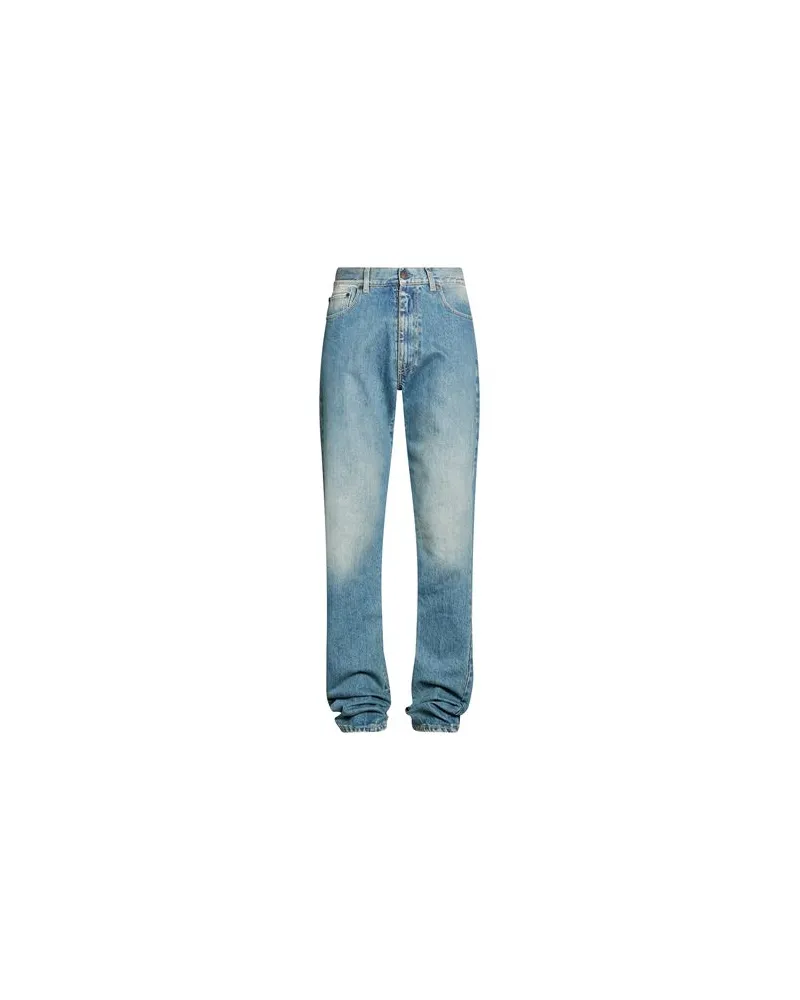 Maison Margiela HOSEN & RÖCKE - Jeanshosenauf YOOX.COM Blau