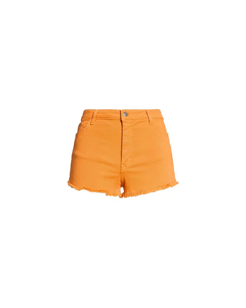 KONTATTO HOSEN & RÖCKE - Jeansshortsauf YOOX.COM Orange