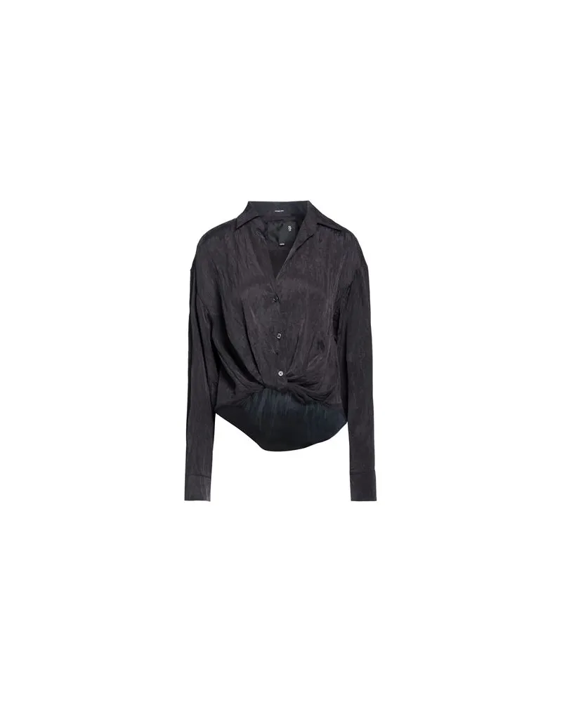 R13 TOPS - Hemdenauf YOOX.COM Schwarz