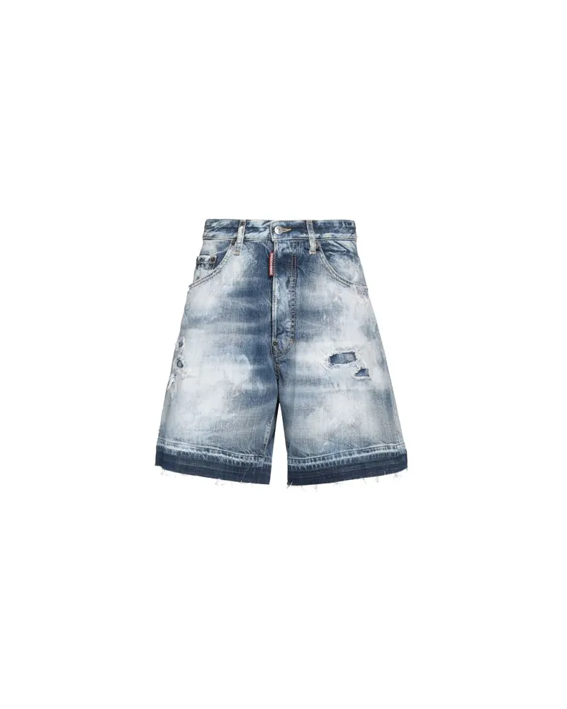 Dsquared2 HOSEN & RÖCKE - Jeansshortsauf YOOX.COM Blau