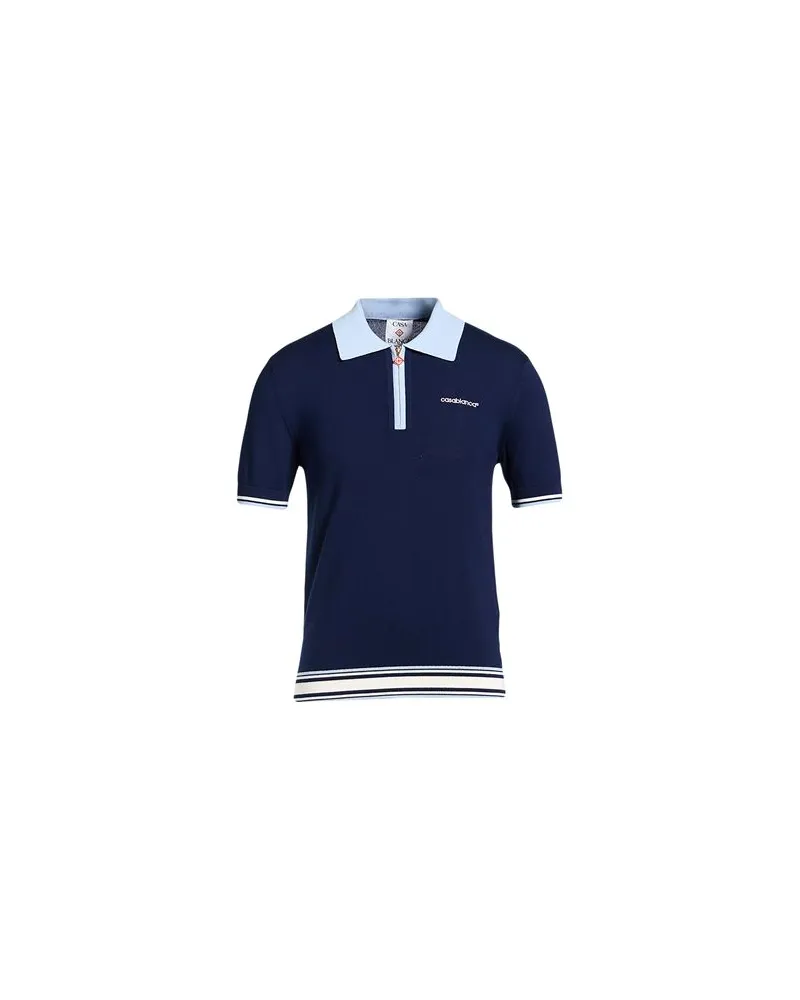 Casablanca Paris TOPS - Poloshirtsauf YOOX.COM Marineblau
