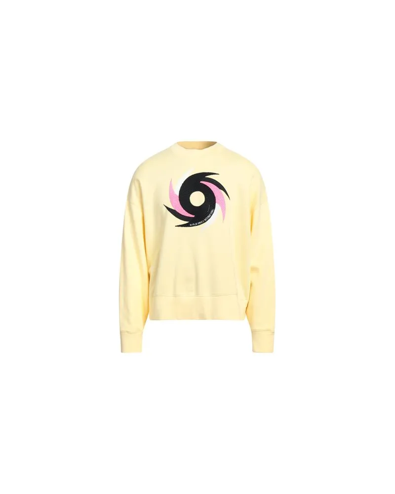 Palm Angels TOPS - Sweatshirtsauf YOOX.COM Pastellgelb