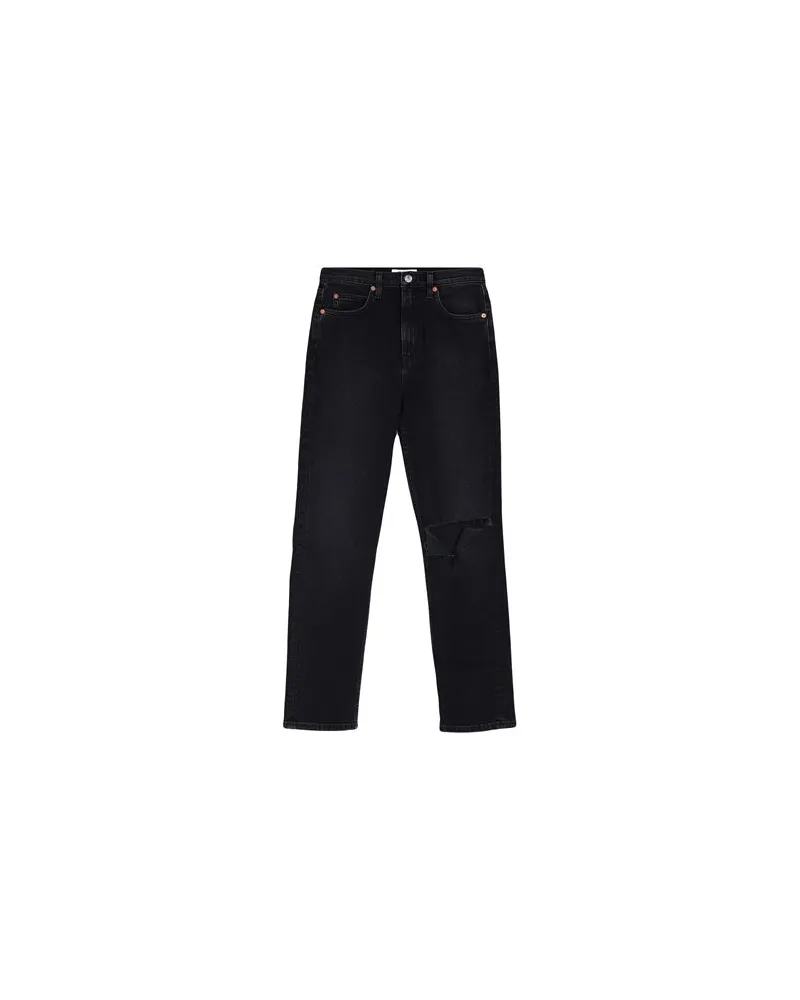 RE/DONE HOSEN & RÖCKE - Jeanshosenauf YOOX.COM Schwarz