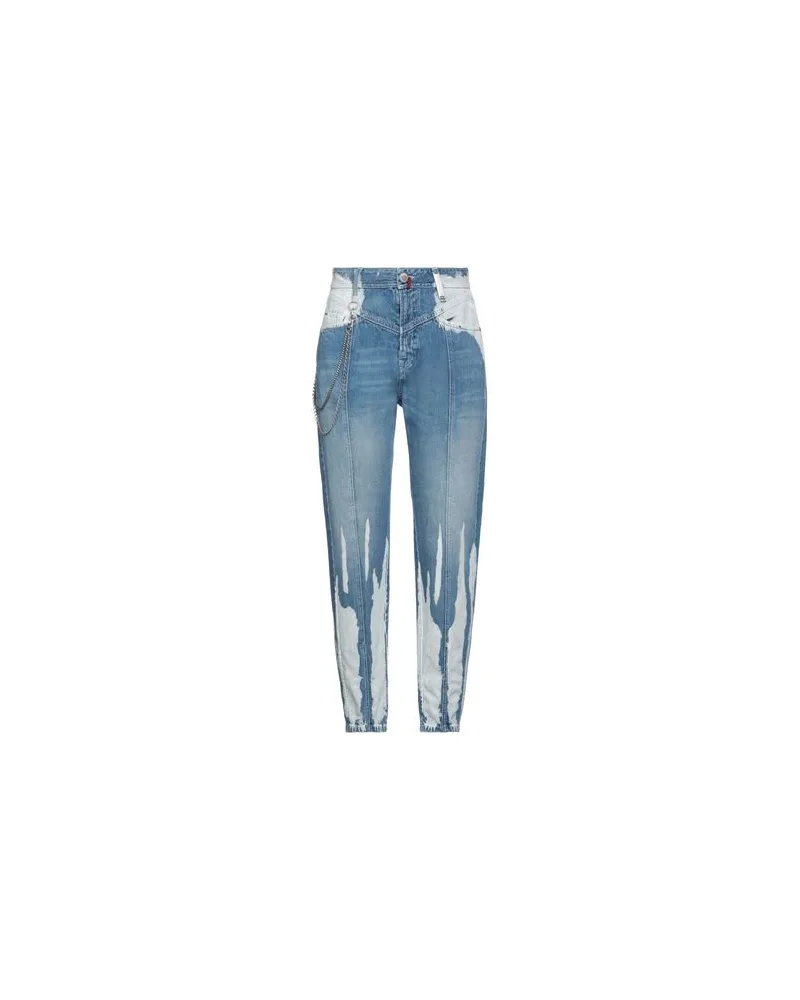 HIGH HOSEN & RÖCKE - Jeanshosenauf YOOX.COM Blau