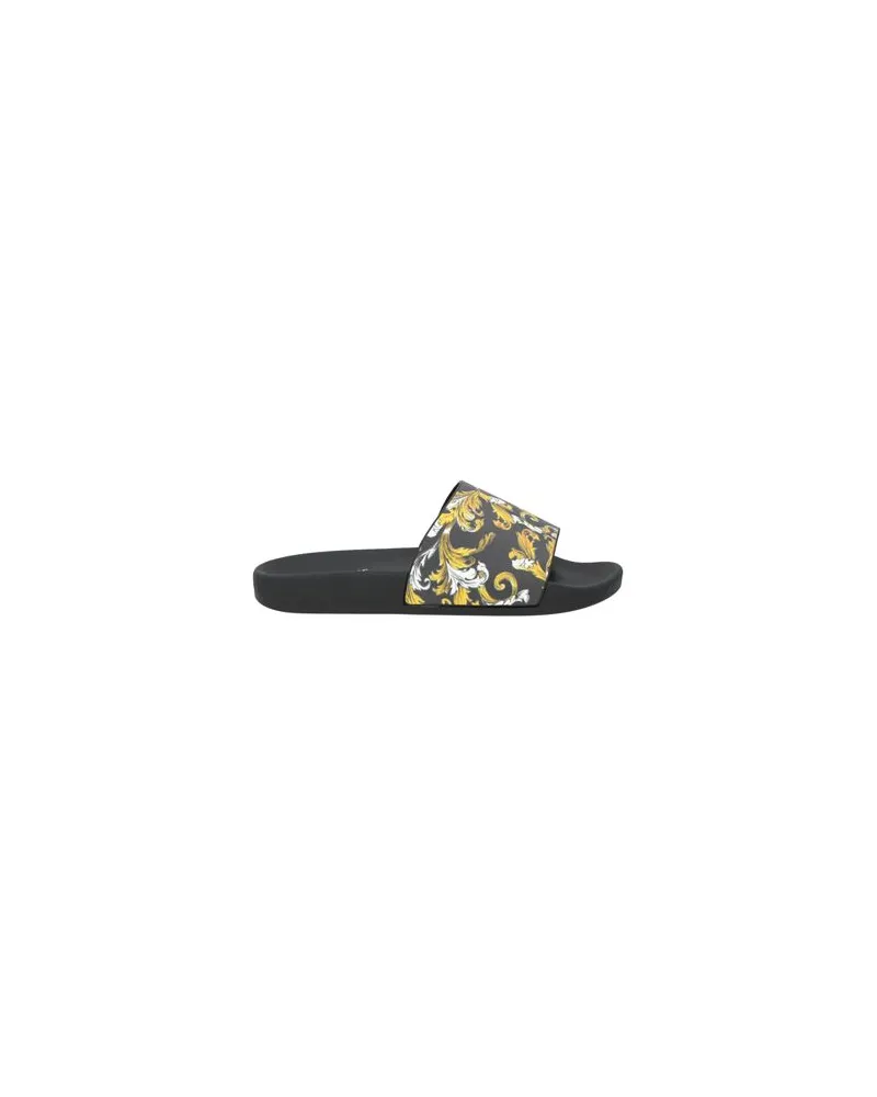 Versace Jeans SCHUHE - Sandalenauf YOOX.COM Schwarz