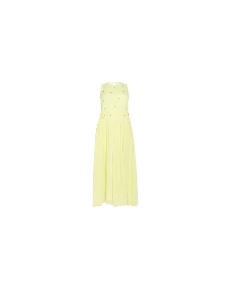 Ulla Johnson KLEIDER - Maxi-Kleiderauf YOOX.COM Säuregrün