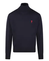 AMI Paris Rollkragenpullover Blau