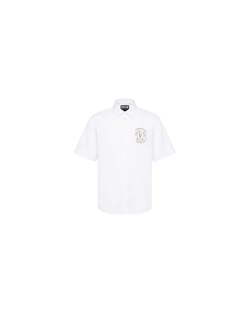 Versace Jeans TOPS - Hemdenauf YOOX.COM Weiß