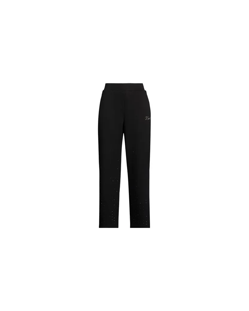 Karl Lagerfeld HOSEN & RÖCKE - Hosenauf YOOX.COM Schwarz