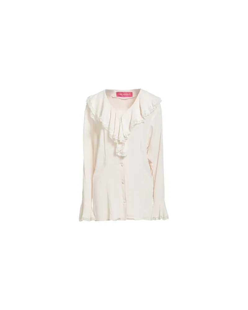 Pink Memories TOPS - Hemdenauf YOOX.COM Cremeweiß
