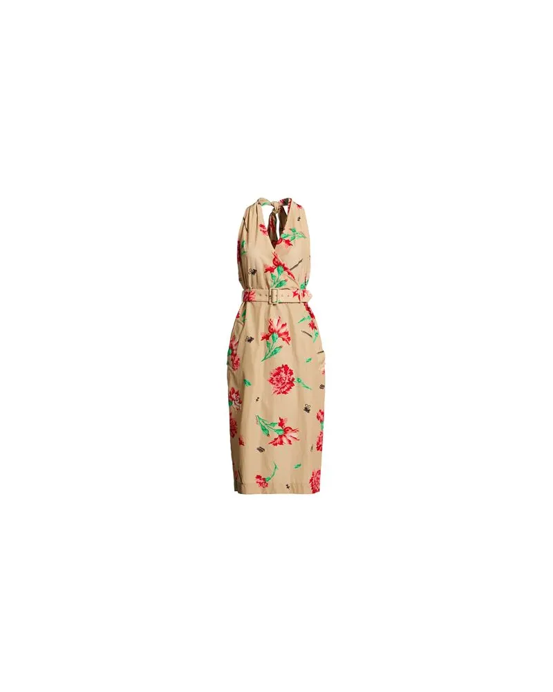 Moschino COUTURE - KLEIDER - Midi-Kleiderauf YOOX.COM Beige