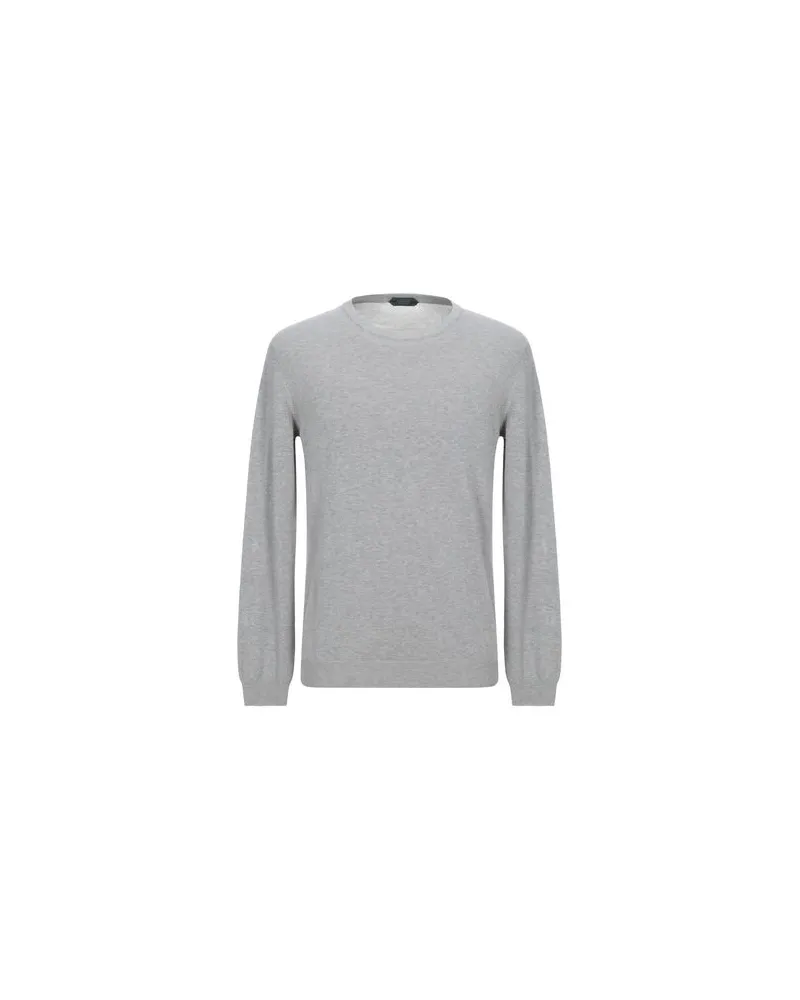 Zanone STRICKWAREN - Pulloverauf YOOX.COM Hellgrau