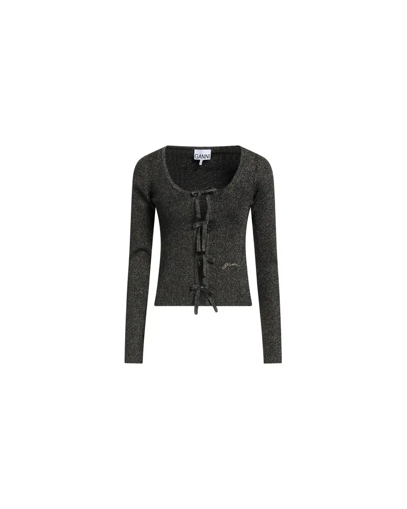 Ganni STRICKWAREN - Strickjackenauf YOOX.COM Schwarz