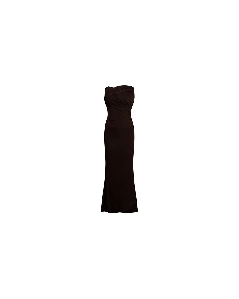 Rick Owens Lilies KLEIDER - Maxi-Kleiderauf YOOX.COM Dunkelbraun