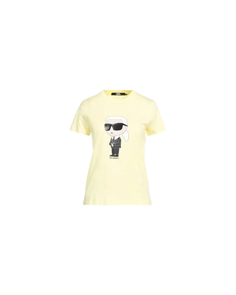 Karl Lagerfeld IKONIK 2.0 KARL T-SHIRT  - TOPS - T-shirtsauf YOOX.COM Pastellgelb