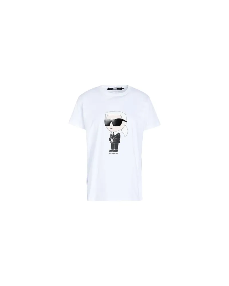 Karl Lagerfeld IKONIK 2.0 KARL T-SHIRT  - TOPS - T-shirtsauf YOOX.COM Weiß