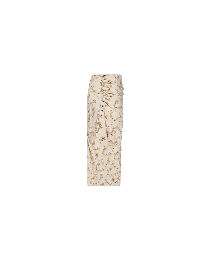 Paco Rabanne HOSEN & RÖCKE - Midi-Röckeauf YOOX.COM Cremeweiß