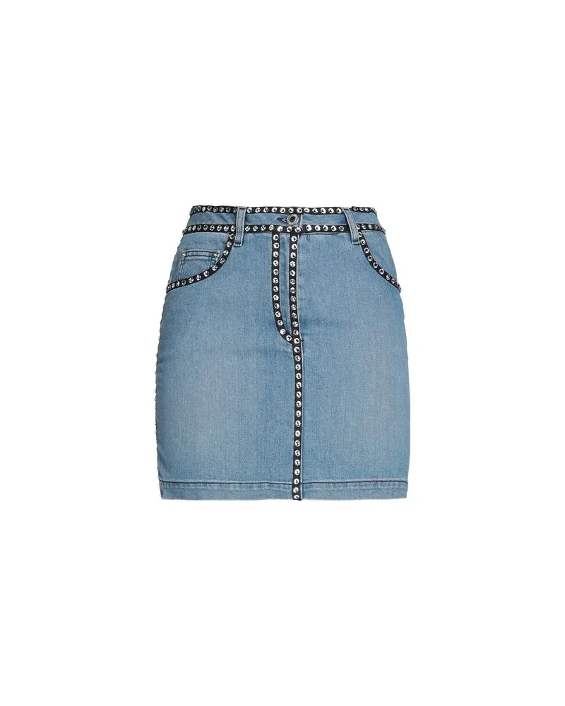 Moschino COUTURE - HOSEN & RÖCKE - Jeansröckeauf YOOX.COM Blau