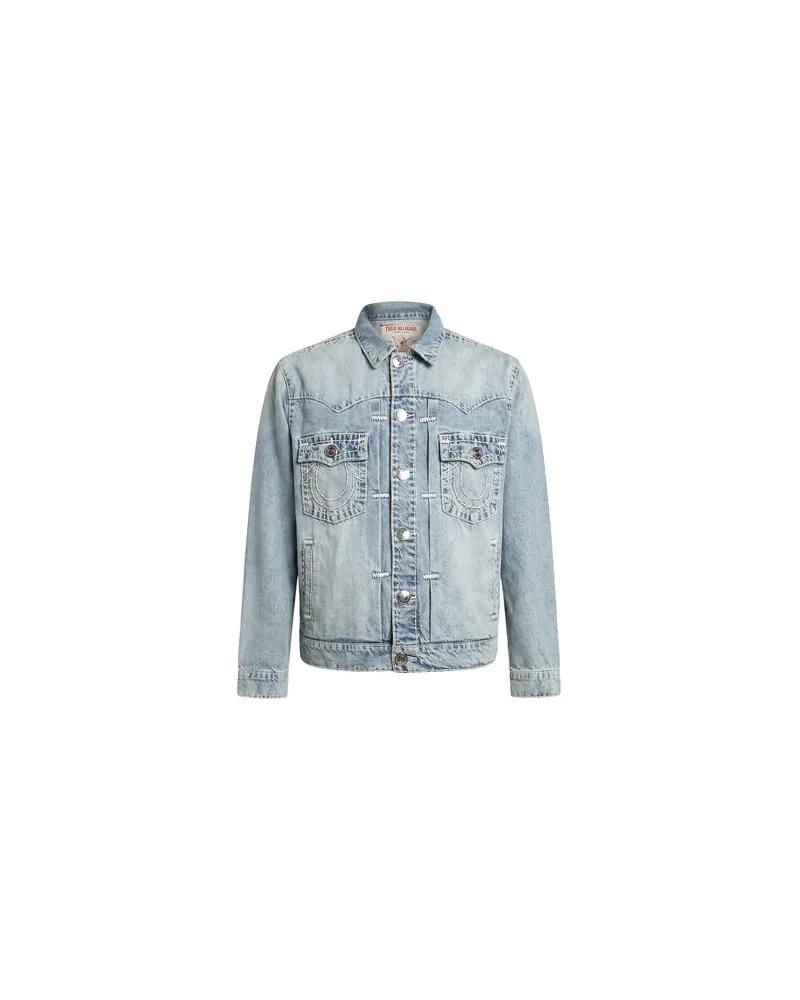True Religion JACKEN & MÄNTEL - Jeansjacken/Mäntelauf YOOX.COM Blau