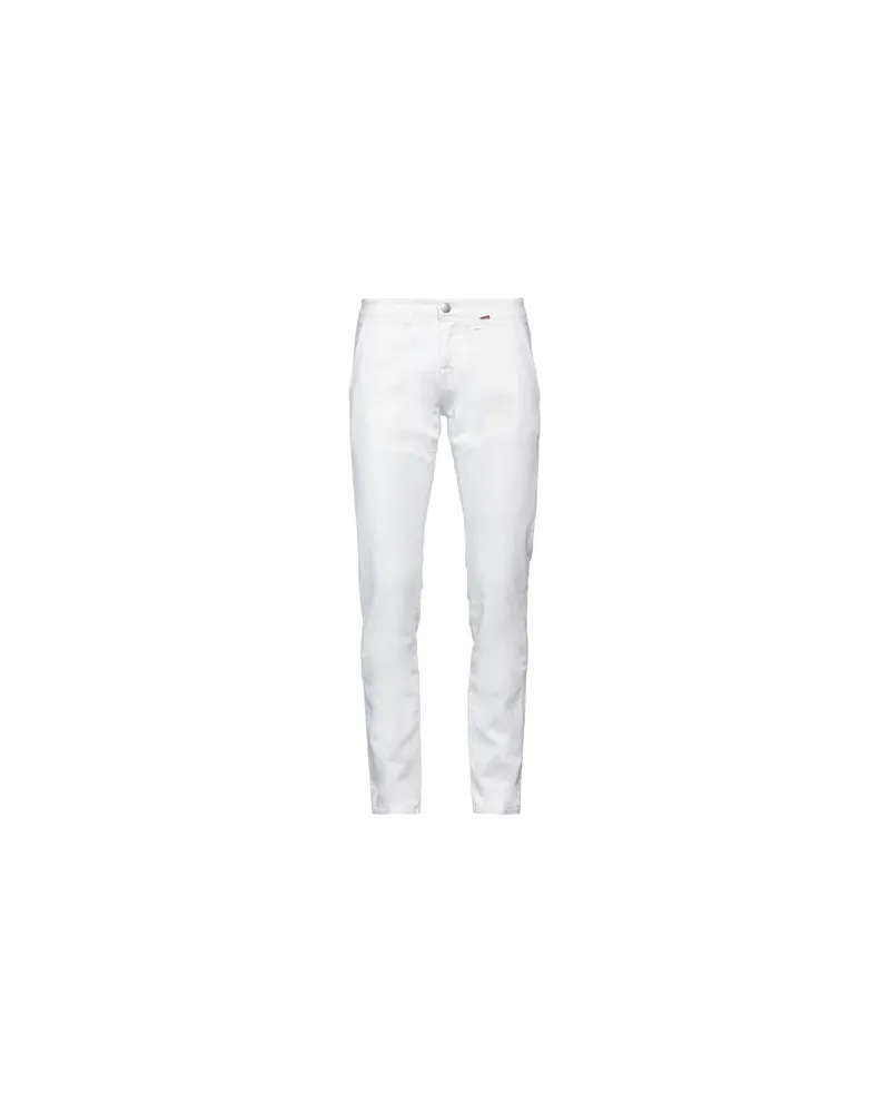 Manuel Ritz HOSEN & RÖCKE - Jeanshosenauf YOOX.COM Weiß