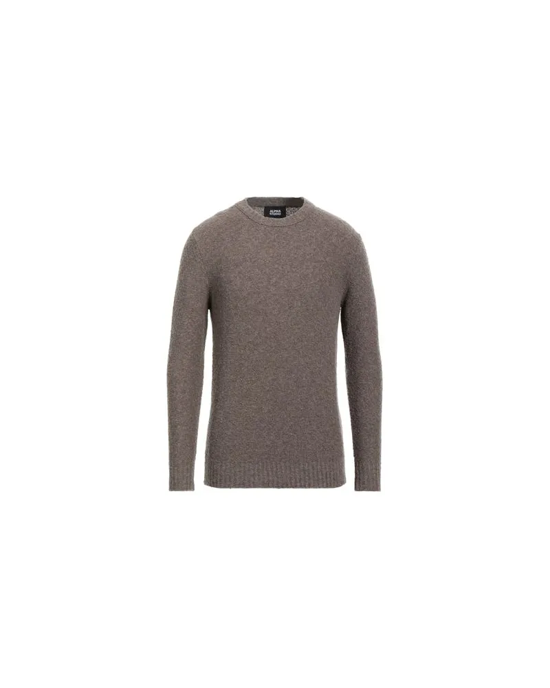 Alpha Studio STRICKWAREN - Pulloverauf YOOX.COM Khaki
