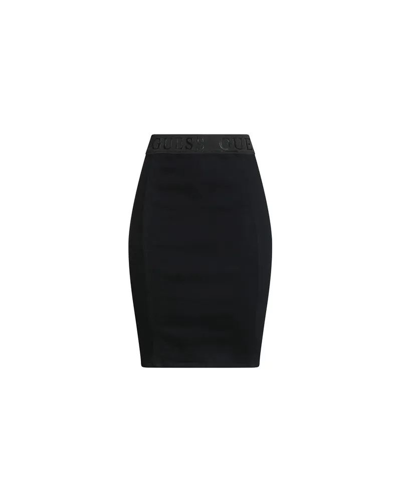 Guess HOSEN & RÖCKE - Jeansröckeauf YOOX.COM Schwarz