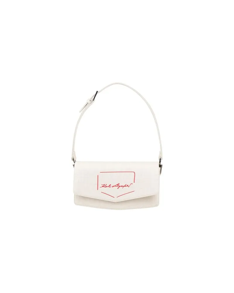 Karl Lagerfeld TASCHEN - Handtaschenauf YOOX.COM Cremeweiß