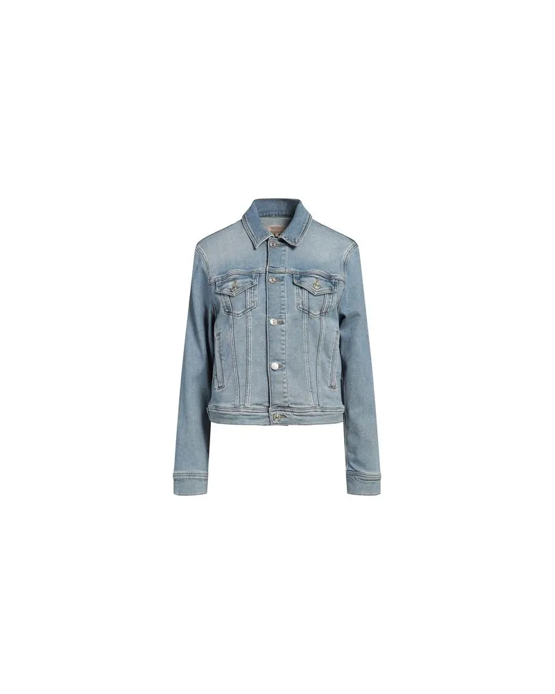 7 for all mankind JACKEN & MÄNTEL - Jeansjacken/Mäntelauf YOOX.COM Blau