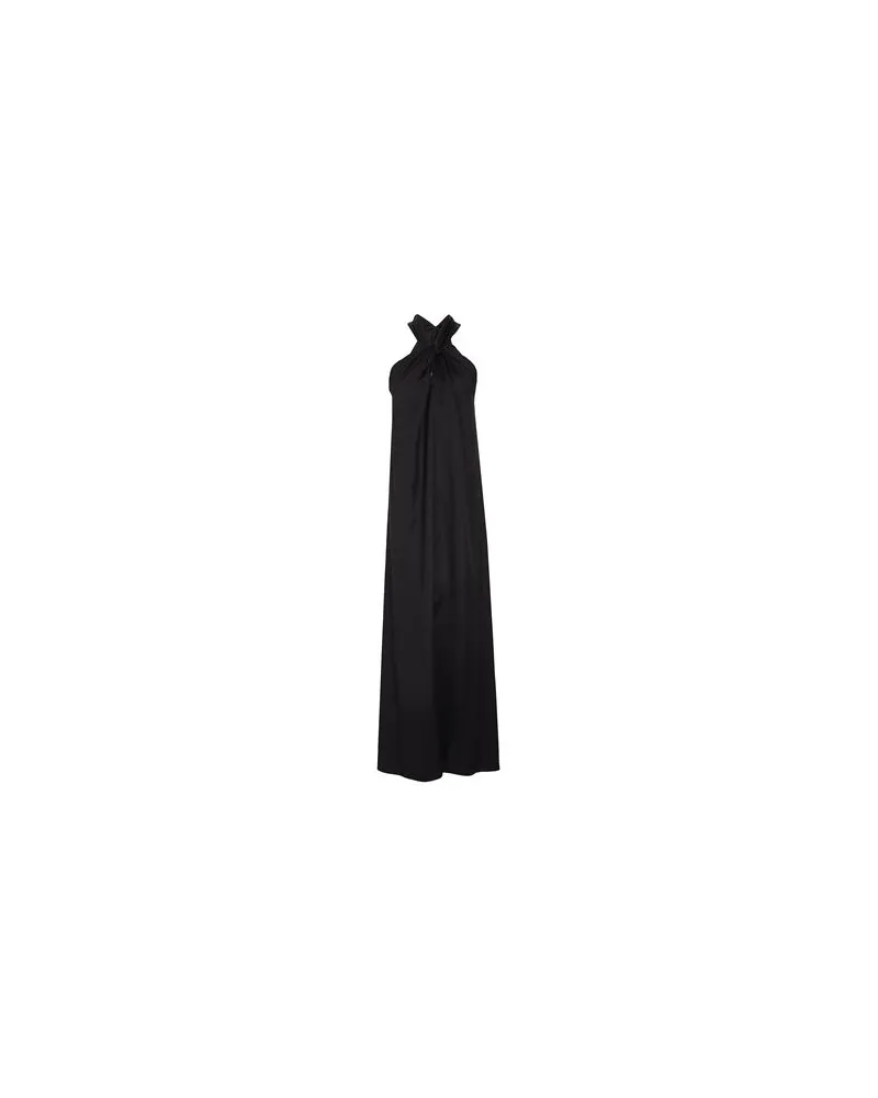 8 by Yoox HALTER MAXI DRESS  - KLEIDER - Maxi-Kleiderauf YOOX.COM Schwarz