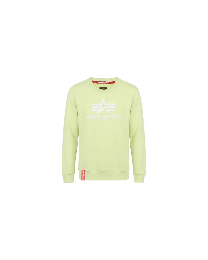 Alpha Industries TOPS - Sweatshirtsauf YOOX.COM Limettengrün