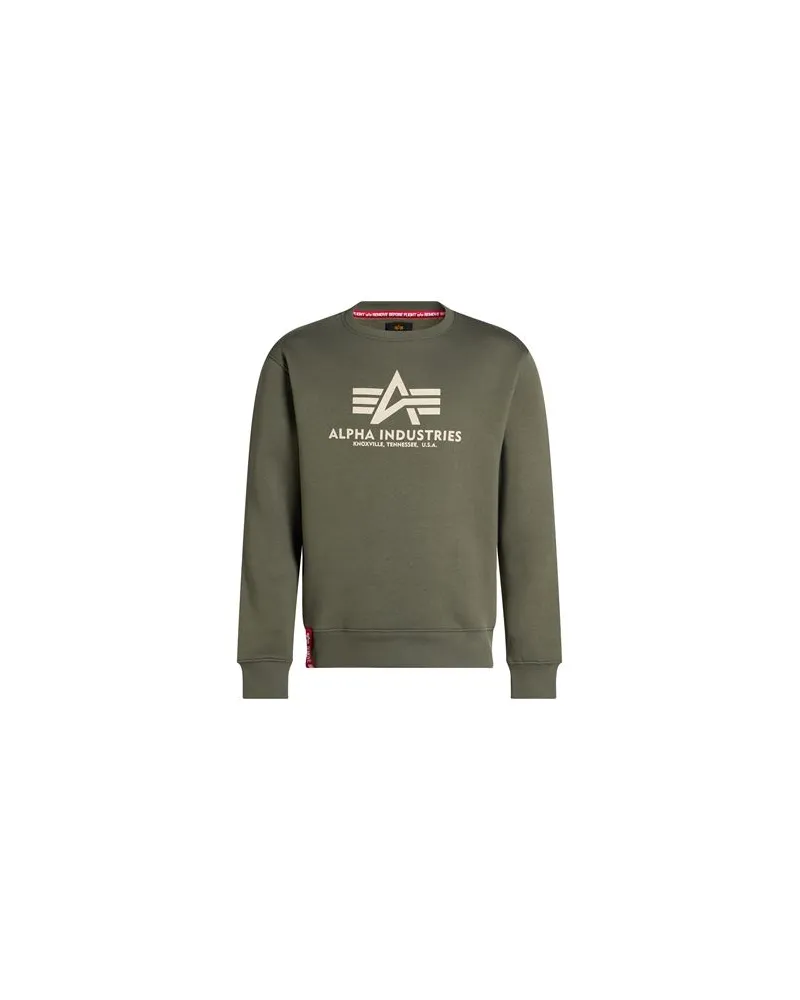 Alpha Industries TOPS - Sweatshirtsauf YOOX.COM Militärgrün