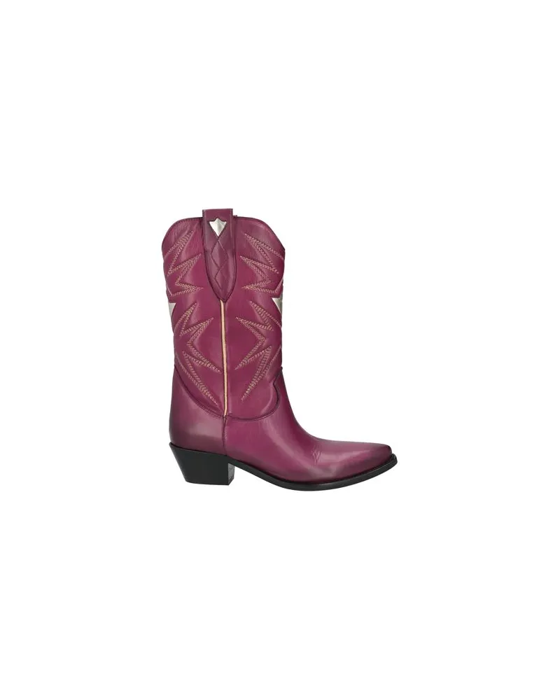 Poesie Veneziane SCHUHE - Stiefelettenauf YOOX.COM Purpur