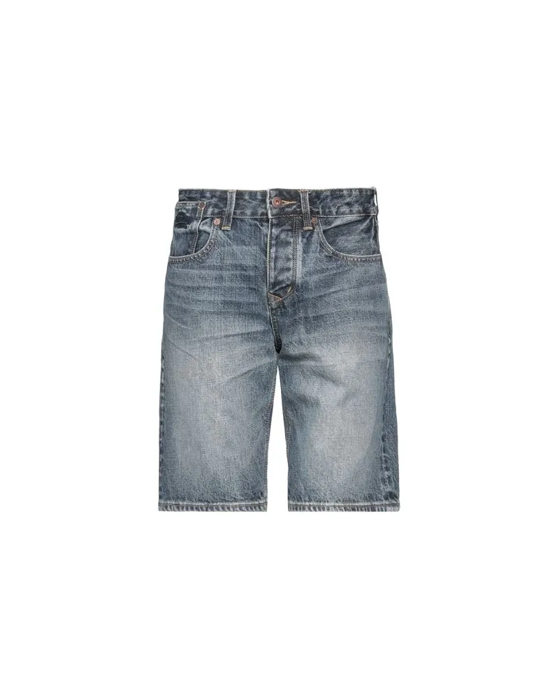Superdry. HOSEN & RÖCKE - Jeansshortsauf YOOX.COM Blau