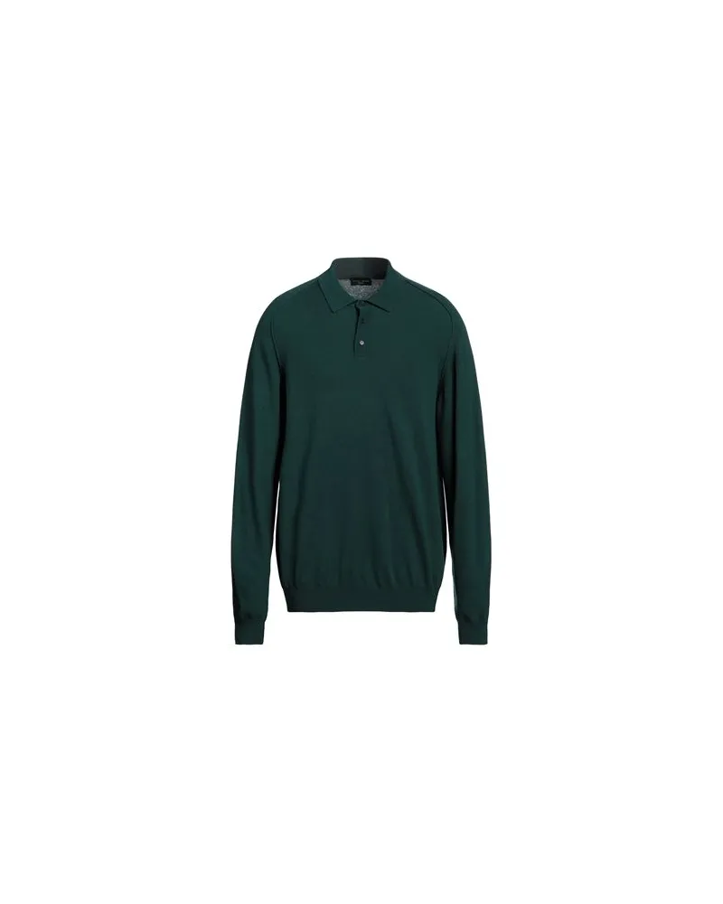 Roberto Collina STRICKWAREN - Pulloverauf YOOX.COM Dunkelgrün