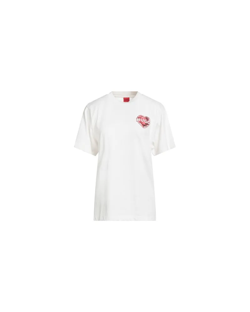 HUGO BOSS TOPS - T-shirtsauf YOOX.COM Elfenbein